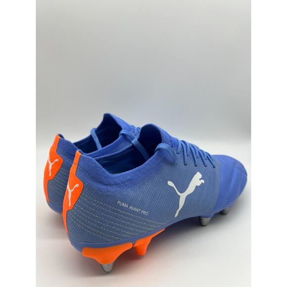 Puma Avant Pro ArmoYarns Leather Rugby Cleats Blue 106714-03 Men’s Size 9.5🛒 - Picture 6 of 12